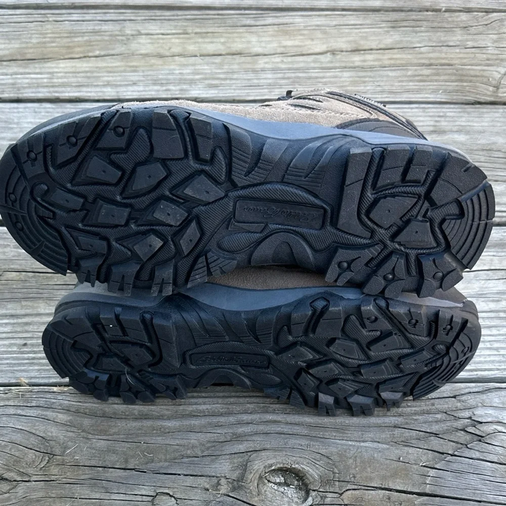 Eddie Bauer Ridgeline Waterproof Leather Hiking Boots Brown Men’s 12 NWOT